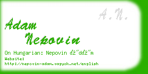 adam nepovin business card